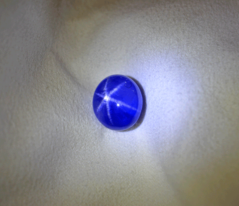 12 carat blue star sapphire