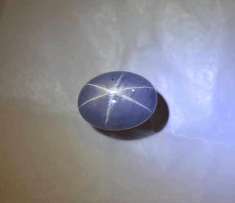 beautiful star sapphire gemstone from Ceylon