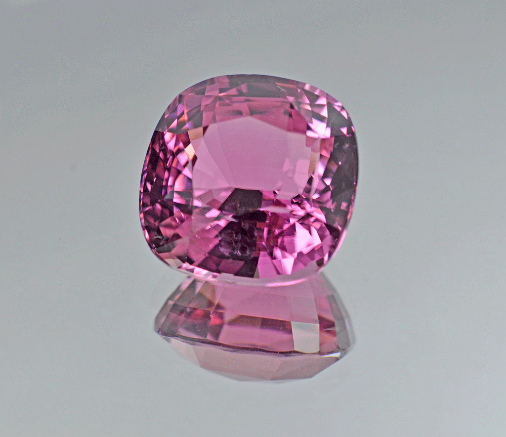 23 carat pink tourmaline from Brazil