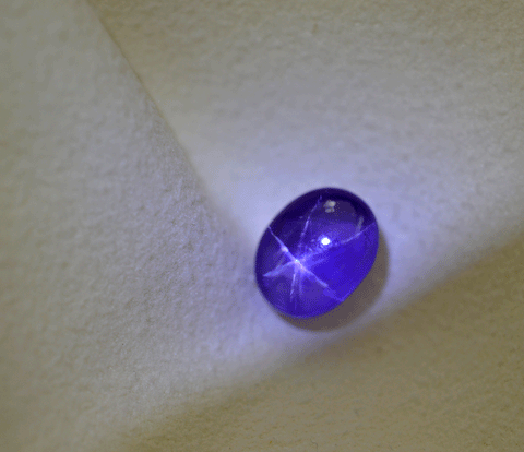 purple pink star sapphire