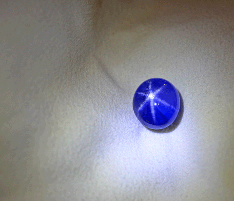 12 carat blue star sapphire