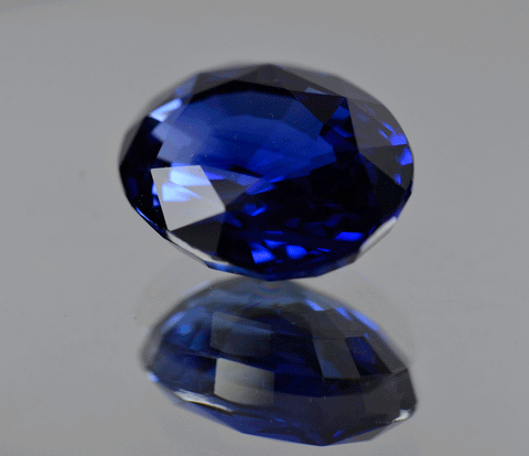 10.29 Carat Natural Royal Blue Sapphire from Ceylon