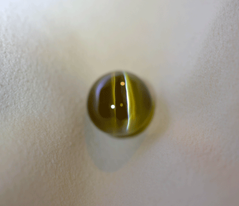 Natural Cat's Eye Chrysoberyl Gemstone from Ceylon