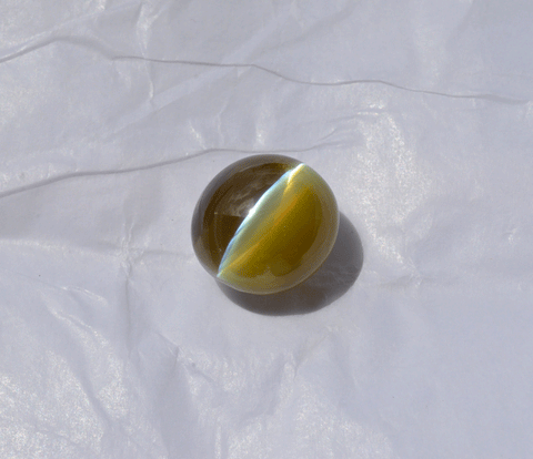 25 carat Cat's Eye Chrysoberyl Gemstone from Ceylon