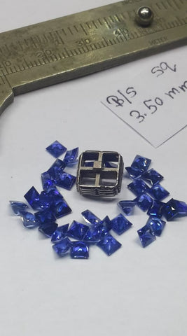 Ceylon Blue Sapphire Pendant in making