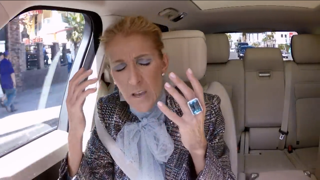Celine dion 2025 aquamarine ring