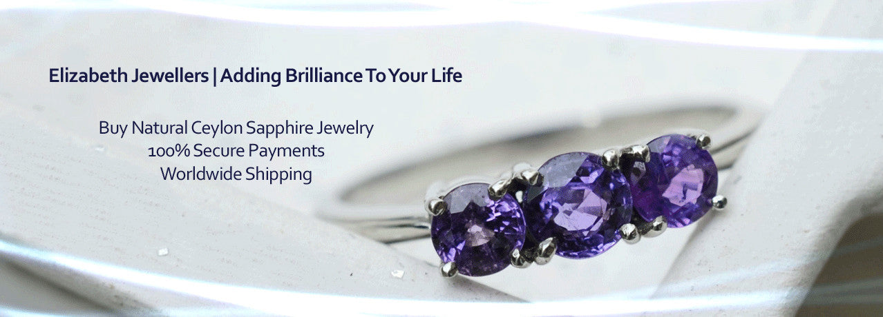 Natural Ceylon Sapphire Rings Available At Elizabeth Jewellers in Sri Lanka